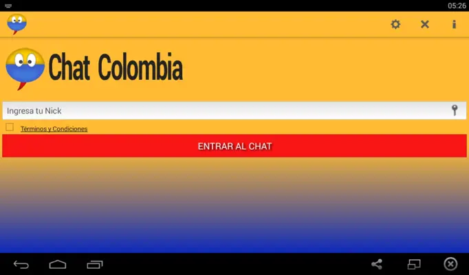 Chat Colombia android App screenshot 2